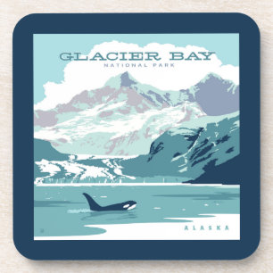 Nationaal park Glacier Bay   Orka Bier Onderzetter