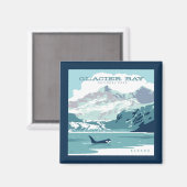 Nationaal park Glacier Bay | Orka Magneet (Voorkant / Achterkant)