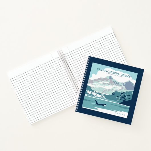 Nationaal park Glacier Bay | Orka Notitieboek (Binnen)