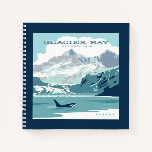 Nationaal park Glacier Bay | Orka Notitieboek (Voorkant)
