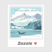 Nationaal park Glacier Bay | Orka Sticker (Vel)