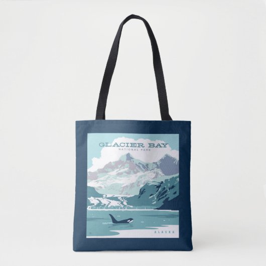 Nationaal park Glacier Bay | Orka Tote Bag (Voorkant)