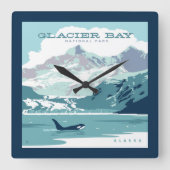 Nationaal park Glacier Bay | Orka Vierkante Klok (Voorkant)