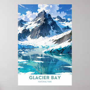 Nationaal Park Glacier Bay Poster