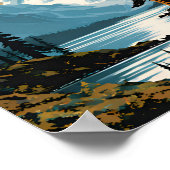 Nationaal Park Glacier Bay Poster (Hoek)