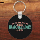 Nationaal Park Glacier Bay Sleutelhanger (Voorkant)