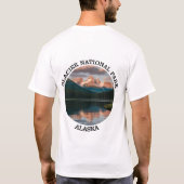 Nationaal Park Glacier Bay T-shirt (Achterkant)