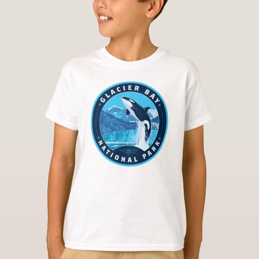 Nationaal Park Glacier Bay T-shirt (Voorkant)