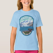 Nationaal Park Glacier Bay T-shirt (Voorkant)