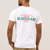 Nationaal Park Glacier Bay T-shirt (Achterkant)