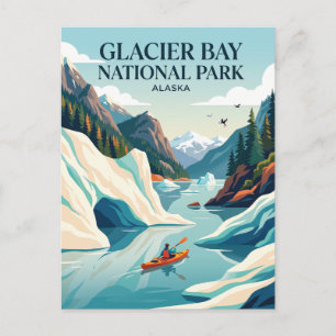 Nationaal park Glacier Bay VS Briefkaart
