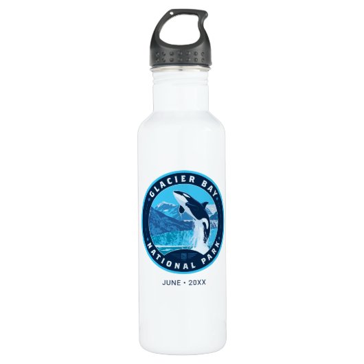 Nationaal Park Glacier Bay Waterfles (Voorkant)