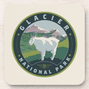 Nationaal park Glacier Bier Onderzetter