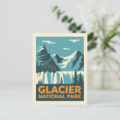Nationaal Park Glacier Briefkaart (Staand voorkant)