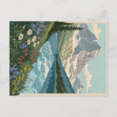 Nationaal park Glacier Briefkaart (Voorkant)