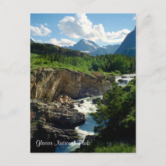 Nationaal park Glacier Briefkaart (Voorkant)