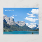 Nationaal park Glacier Briefkaart (Voorkant)