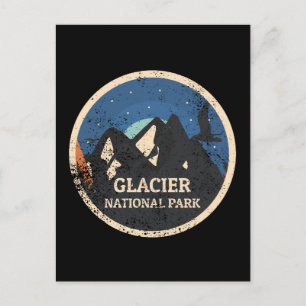 Nationaal park Glacier Briefkaart