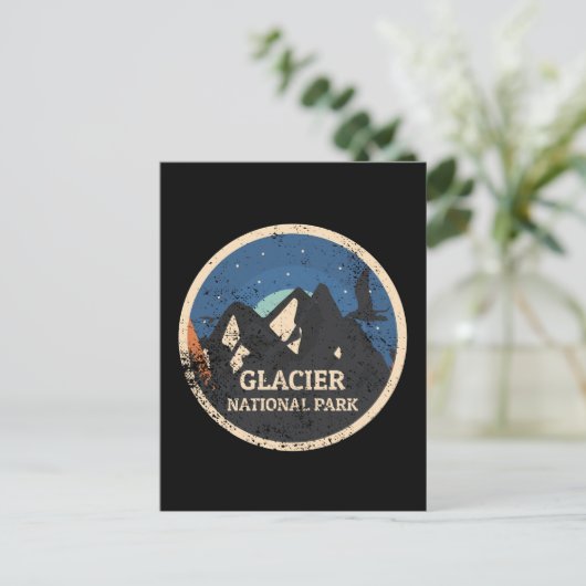 Nationaal park Glacier Briefkaart (Staand voorkant)