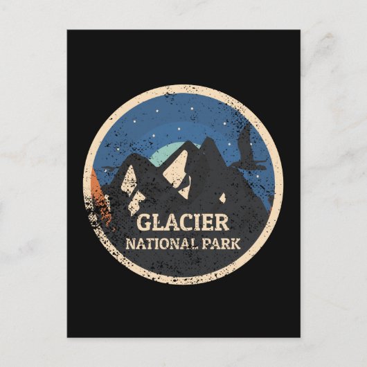 Nationaal park Glacier Briefkaart (Voorkant)