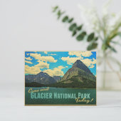 Nationaal park Glacier Briefkaart (Staand voorkant)