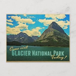 Nationaal park Glacier Briefkaart