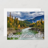 Nationaal park Glacier Briefkaart (Voorkant / Achterkant)