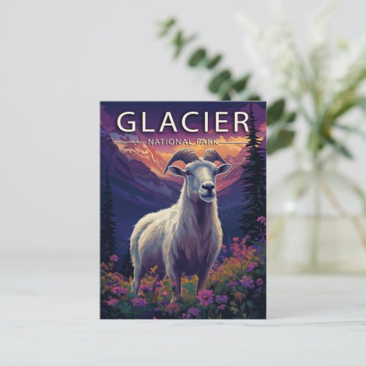 Nationaal park Glacier Briefkaart (Staand voorkant)