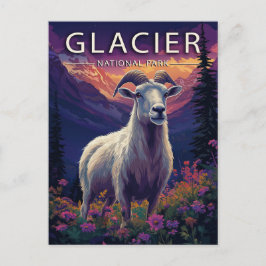 Nationaal park Glacier Briefkaart