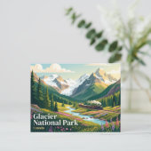 Nationaal park Glacier Canada Briefkaart (Staand voorkant)
