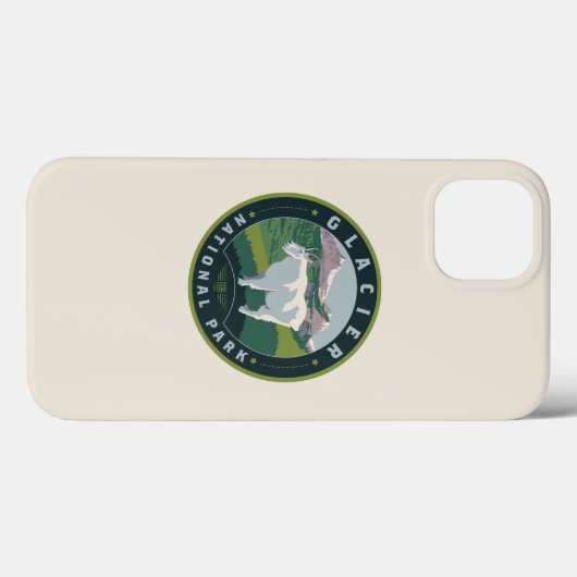 Nationaal park Glacier Case-Mate iPhone Case (Achterkant (horizontaal))