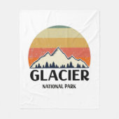 Nationaal Park  Glacier Fleece Deken (Voorkant)