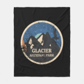 Nationaal park Glacier Fleece Deken (Voorkant)