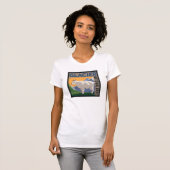 Nationaal park Glacier | Geit T-shirt (Voorkant volledig)