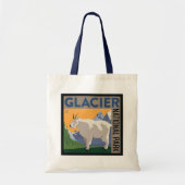 Nationaal park Glacier | Geit Tote Bag (Voorkant)