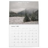 Nationaal park Glacier - Gepersonaliseerd Kalender (Jan 2027)