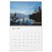 Nationaal park Glacier - Gepersonaliseerd Kalender (Mar 2027)