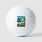 Nationaal Park  Glacier Golfballen (Voorkant)