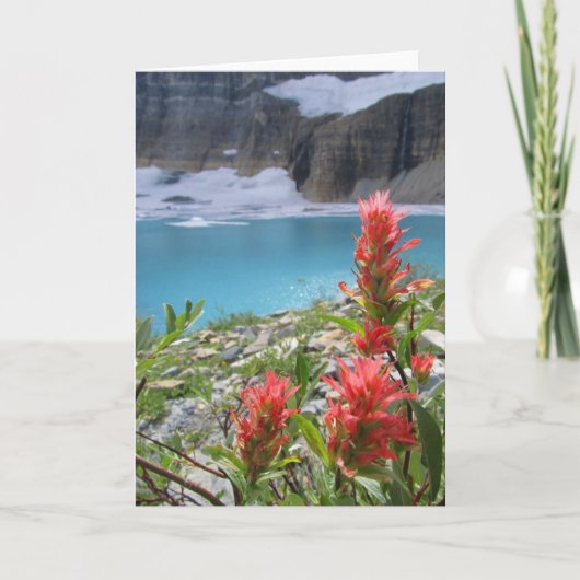 Nationaal park Glacier Kaart (Voorkant)