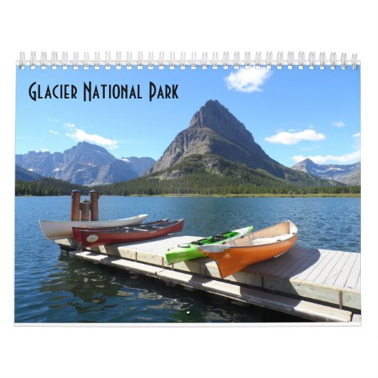 Nationaal park Glacier Kalender (Hoes)