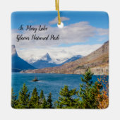 Nationaal park Glacier Keramisch Ornament (Voorkant)