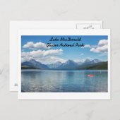 Nationaal Park Glacier Lake Macdonald Briefkaart (Voorkant / Achterkant)