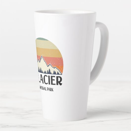 Nationaal Park Glacier Latte Mok (Rechterhoek)