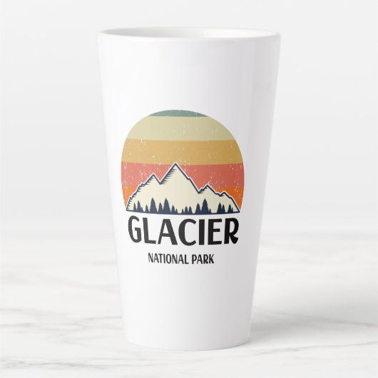 Nationaal Park  Glacier Latte Mok (Voorkant)
