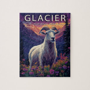 Nationaal park Glacier Legpuzzel