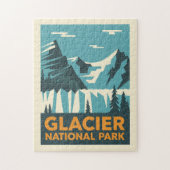 Nationaal Park  Glacier Legpuzzel (Verticaal)