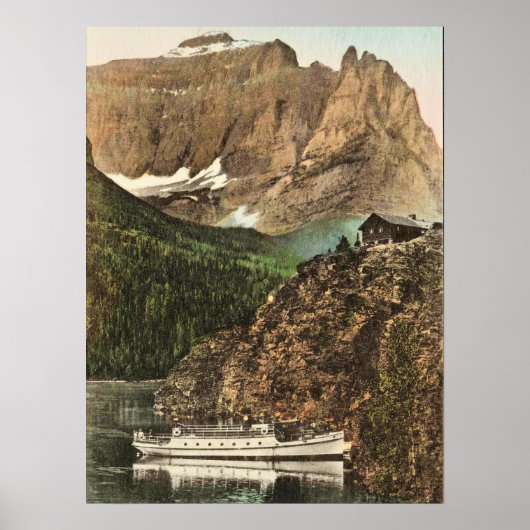 Nationaal park Glacier, Little Chief Mountain Poster (Voorkant)