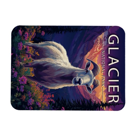 Nationaal park Glacier Magneet (Horizontaal)