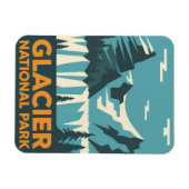 Nationaal Park  Glacier Magneet (Horizontaal)