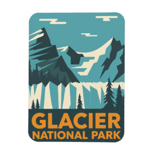 Nationaal Park Glacier Magneet